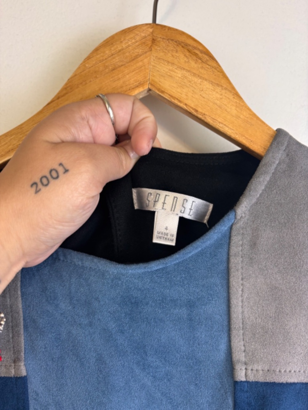 Sense Color Block 90s Mini Dress - Picture 2 of 5